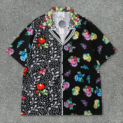 Beach Shirt Loose Short Sleeve Shorts Set