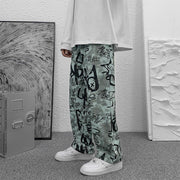 Drawstring drawstring sports casual pants