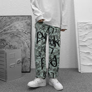Drawstring drawstring sports casual pants