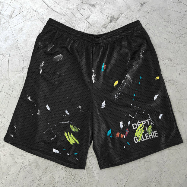 Hip-hop street fashion mesh shorts