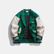 Embroidered casual street home lovers baseball jacket