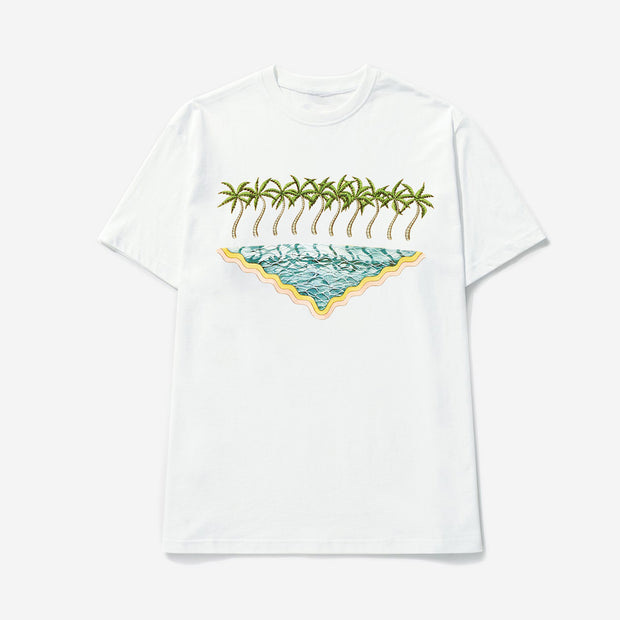 Art Casual Print Street Short Sleeve T-Shirt