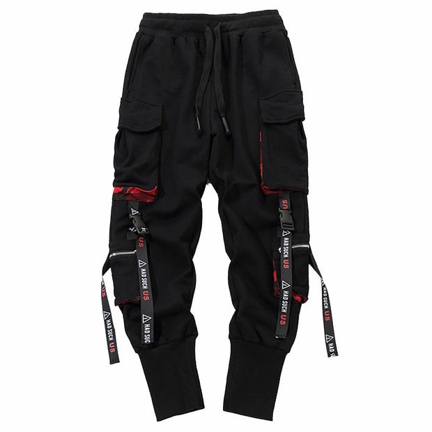 Streamer overalls trendy men loose hip-hop pants men