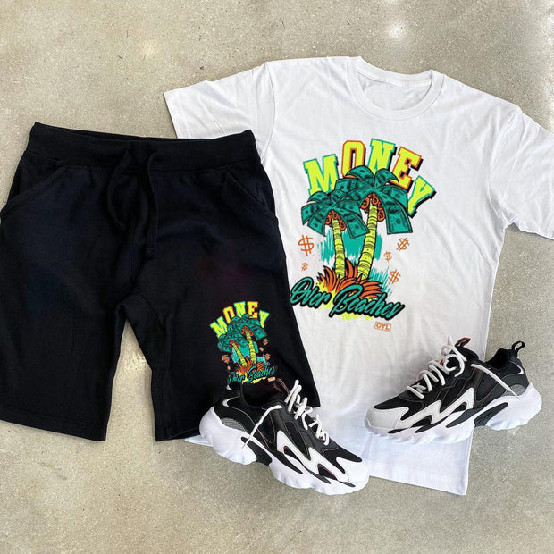 Street money short sleeve casual suit
