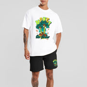 Street money short sleeve casual suit