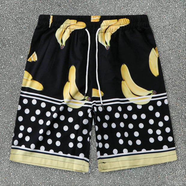 Casual Beach Trend Brand Loose Short Sleeve Shirt Shorts Suit