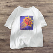 Sports print fashion street style T-shirt