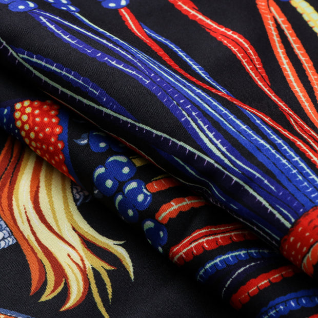 Tide brand casual Indian pattern short-sleeved shirt suit