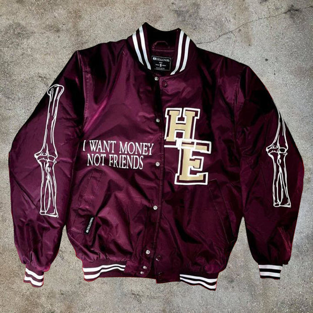 Street casual retro personality pattern jacket