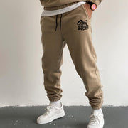 Personalized letters pattern casual sports trousers