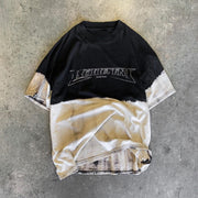 Personalized fashion color matching printed T-shirt men