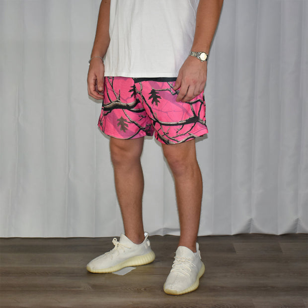 Chic Casual Printed Mesh Shorts