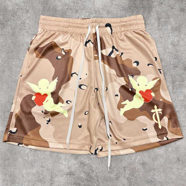 Statement Camo Angel Shorts