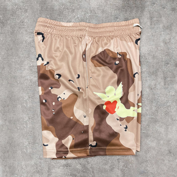 Statement Camo Angel Shorts