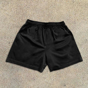Butterfly Graphic Print Elastic Shorts