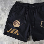 Skull Print 5 Inseam Shorts