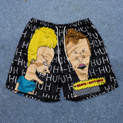 Spoof Street Retro Mesh Sports Shorts