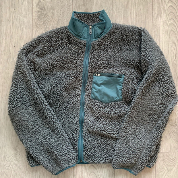 Polar fleece thick fashionable high-neck jacket