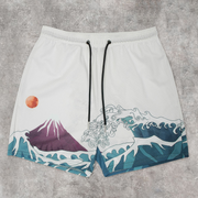 Japanese trend casual mesh street shorts