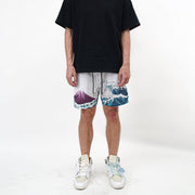 Japanese trend casual mesh street shorts