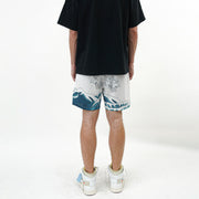 Japanese trend casual mesh street shorts
