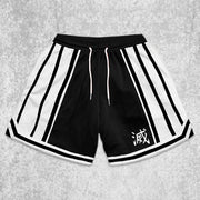 Men's Casual Print Panel Shorts