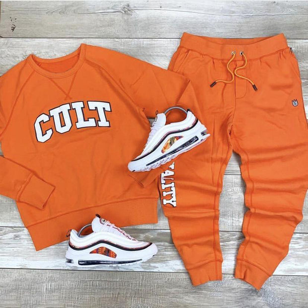 Personalized letter print long sleeve sweatshirt set