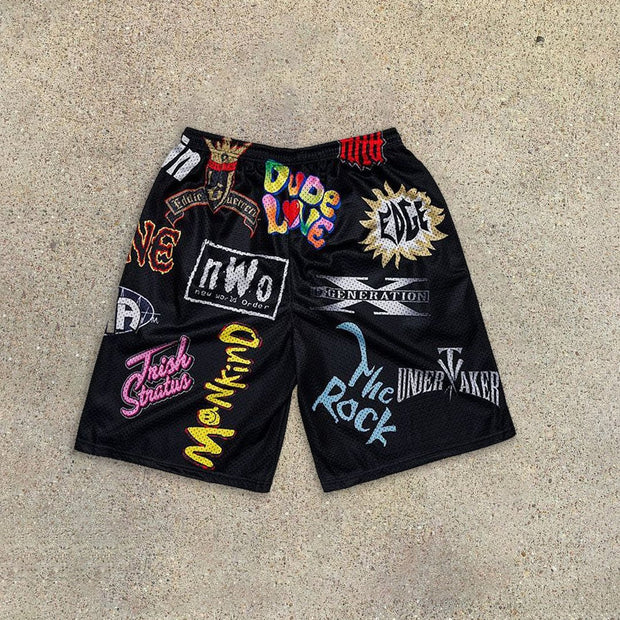 Casual love skull sports home beach shorts