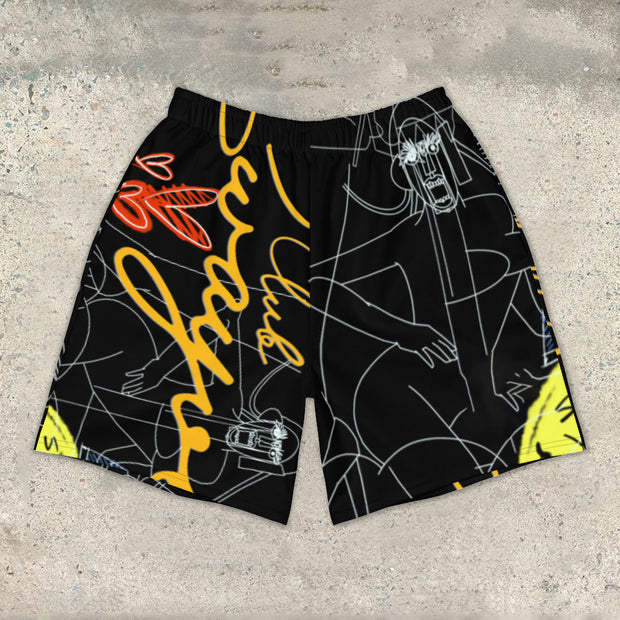 Statement street style sports shorts