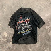 Personalized car print short-sleeved T-shirt men