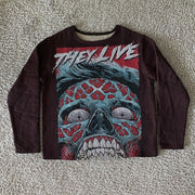 Personalized retro print vintage style men's sweatshirt