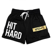 Quick-drying sports shorts men's mesh stretch fitness outdoor running training beach pants