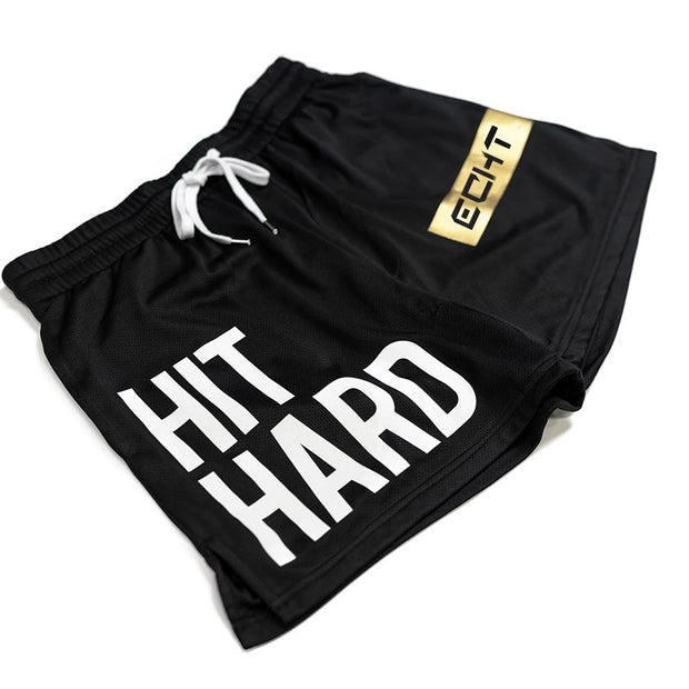 Quick-drying sports shorts men's mesh stretch fitness outdoor running training beach pants