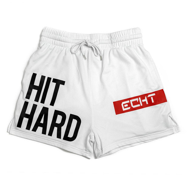 Quick-drying sports shorts men's mesh stretch fitness outdoor running training beach pants