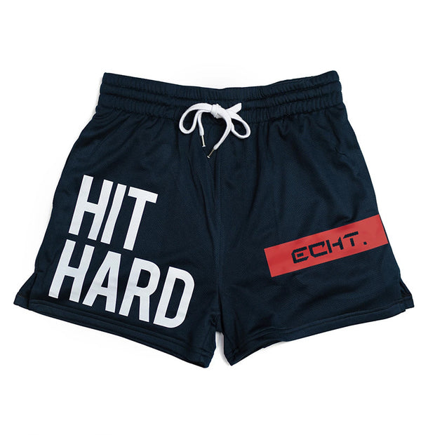 Quick-drying sports shorts men's mesh stretch fitness outdoor running training beach pants