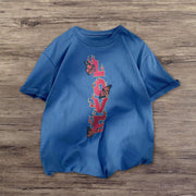 LOVE retro print short-sleeved T-shirt