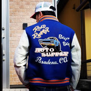 Casual style car rugby baseball jacket