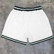 Sakura Pattern Casual Mesh Track Shorts