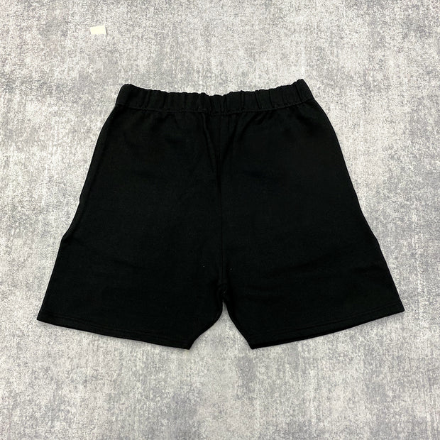 Street statement print track shorts