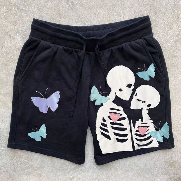 Skull casual street resort horts
