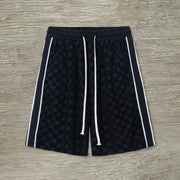 Personalized casual plaid shorts