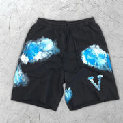 Yunduo Fashion Printed Casual Street Shorts