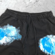 Yunduo Fashion Printed Casual Street Shorts