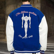 Casual Unidentified Creature Rugby Baseball Jacket
