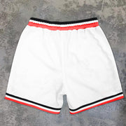 Stylish Contrast Casual Street Mesh Shorts