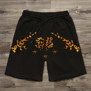 Fashion Retro Street Loose Pattern Shorts