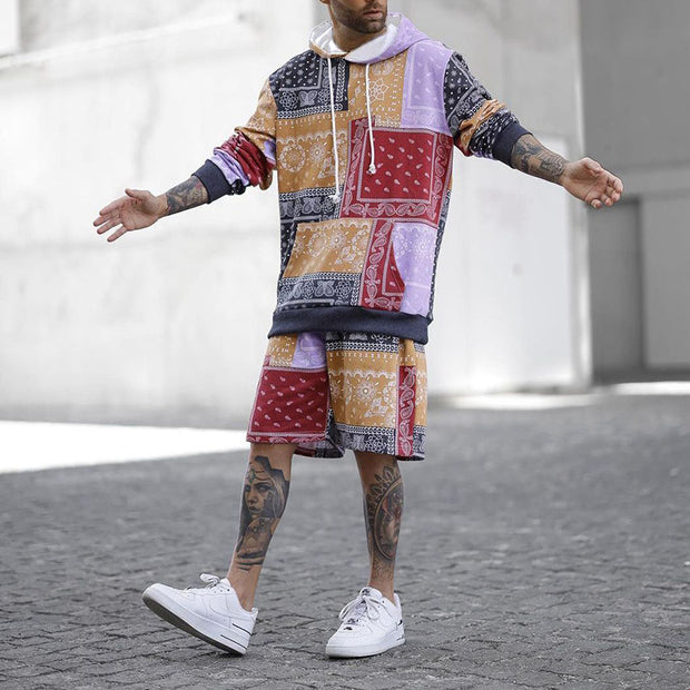 Street Fashion Pattern Two Piece Set