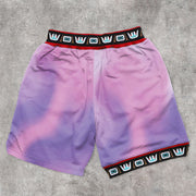 Trendy sports mesh street shorts