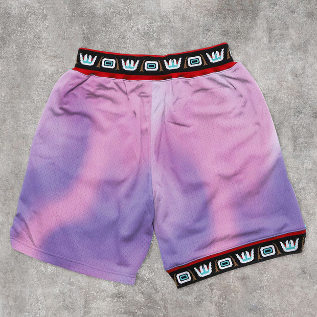 Trendy sports mesh street shorts