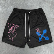 Personality Tide Brand Print Casual Sports Shorts